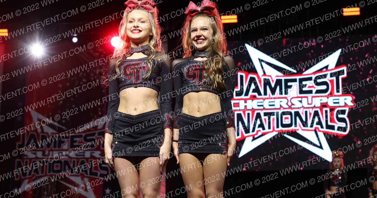 GymTyme Illinois Lady Red · JAMfest Cheer Super