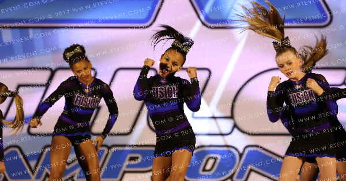 Arizona Fusion Cheer Blue Typhoon · Athletic Championship Phoenix Nationals