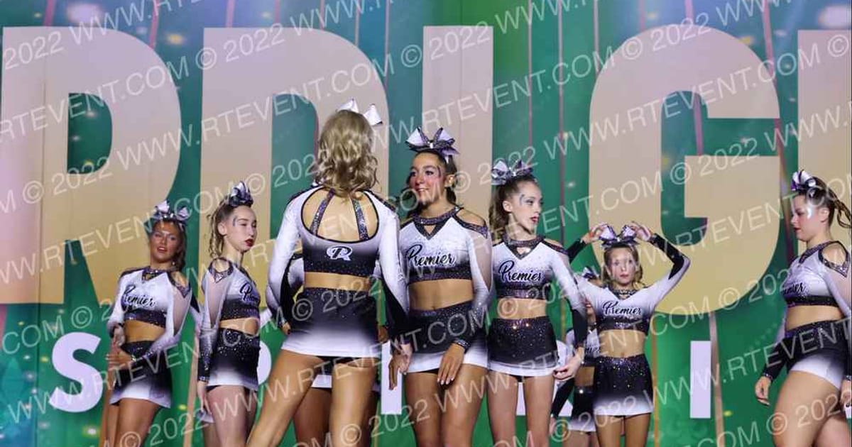 Louisiana Cheer Force Ruby Red · Mardi Gras Grand Nationals DIDII