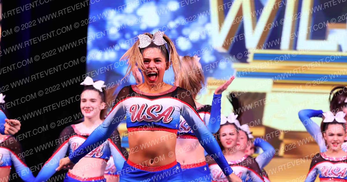 USA Wildcats Senior Red · Foxwoods All Star Cheer