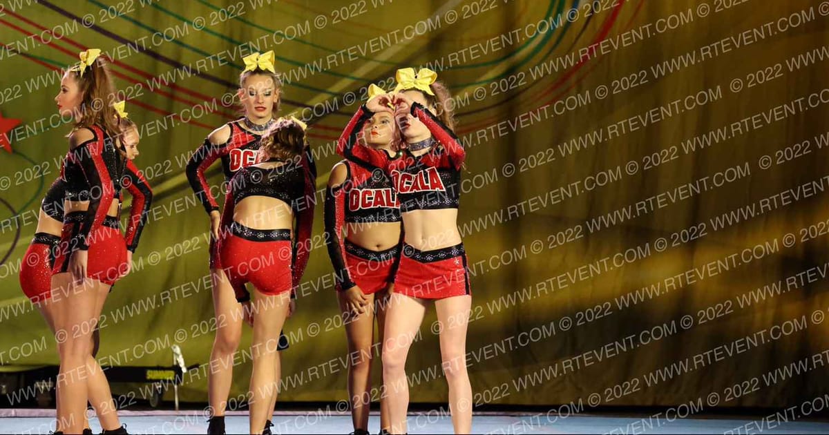 Ocala Athletix MISS SCARLET · The STATE Daytona Beach Nationals