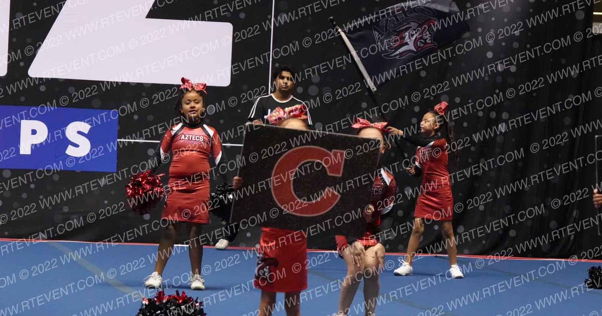 SOUTH GATE AZTECS 8U CHEER · Palms and Pyramids