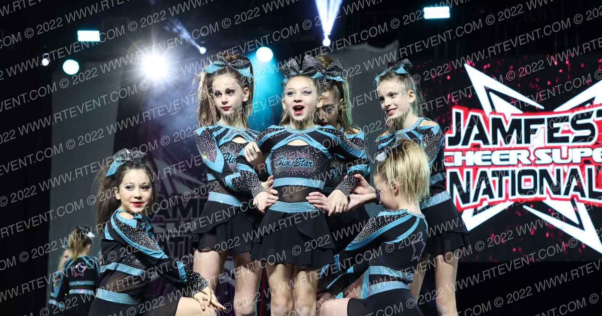 Five Star Athletics Shooting Stars · JAMfest Cheer Super