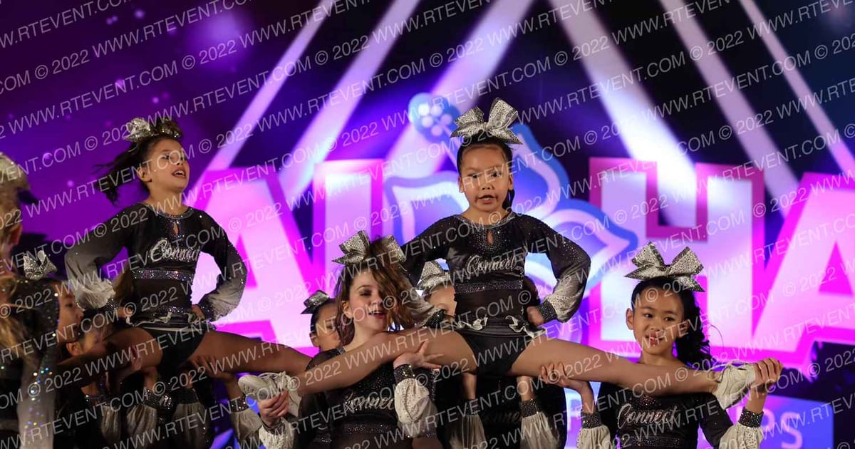 Connect Cheer Northwest Peach · Aloha Portland Showdown