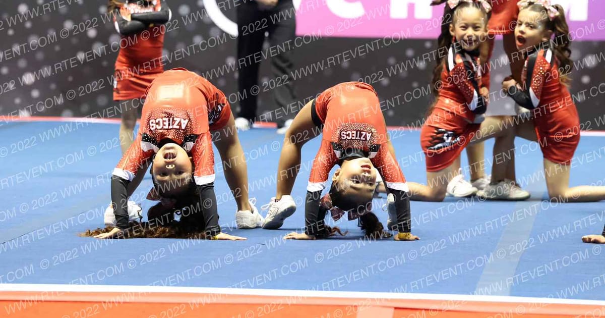 SOUTH GATE AZTECS 6U CHEER · Palms and Pyramids