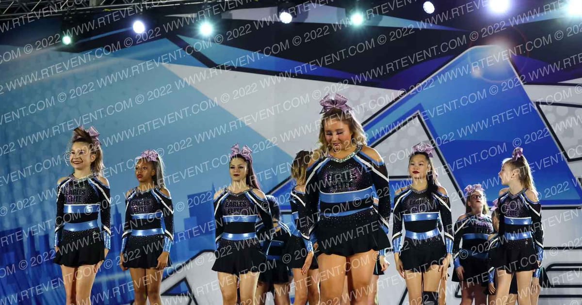 Eagles Elite Cheerleading Smoke · Athletic Championships Chattanooga