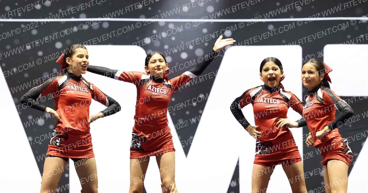 SOUTH GATE AZTECS 12U CHEER · Palms and Pyramids