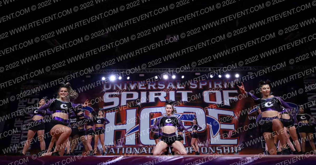 Charlotte Allstar Cheerleading Blackout · Spirit of Hope Sunday