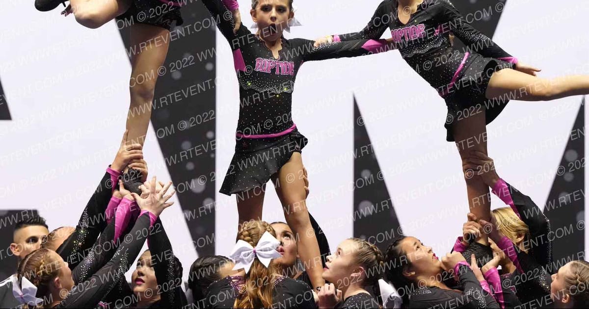 POWAY ELITE CHEER RIPTIDE · Palms and Pyramids