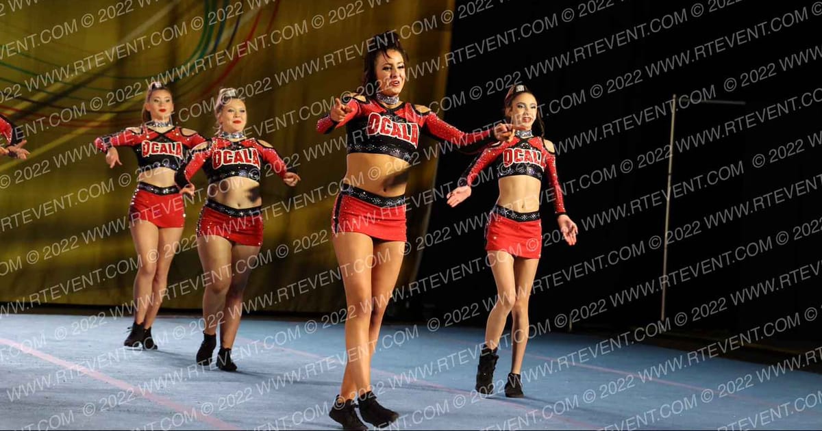 Ocala Athletix MISS SCARLET · The STATE Daytona Beach Nationals