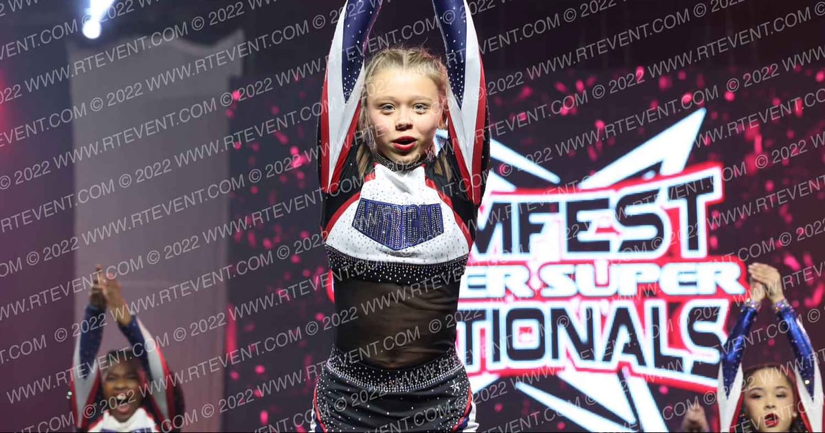 American Cheer JR WHITE · JAMfest Cheer Super