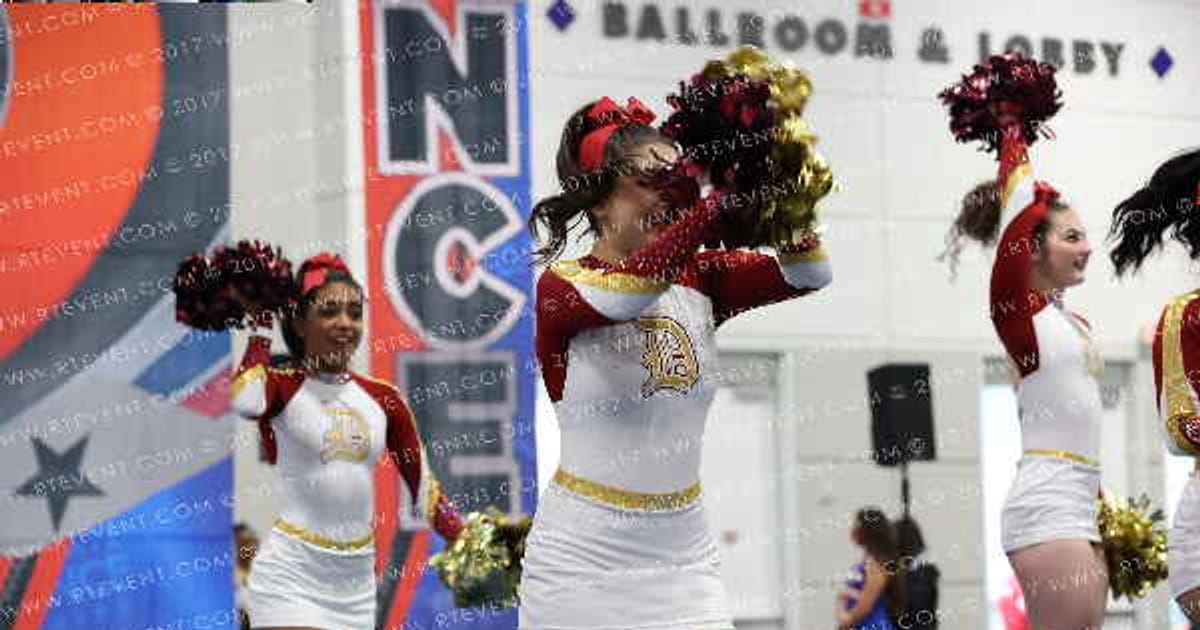 Downey HS JV Sideline Spirit · CA State Championships Ontario