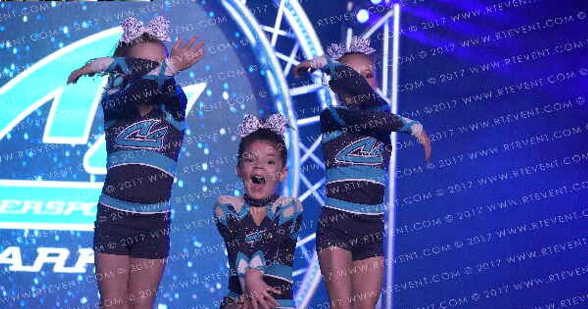 Cheer Sport Sharks New England Tiny Teal · The All Out Nationals