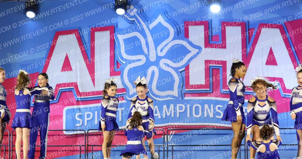 Cheer Advantage All Stars CORAL · Aloha Worcester Showdown