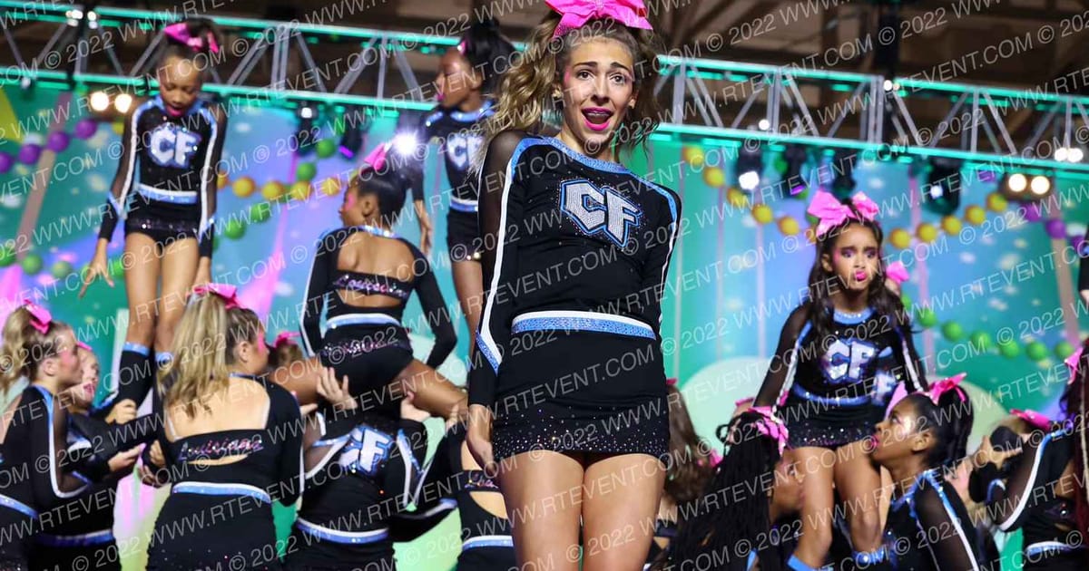 Louisiana Cheer Force Pink · Mardi Gras Grand Nationals DIDII