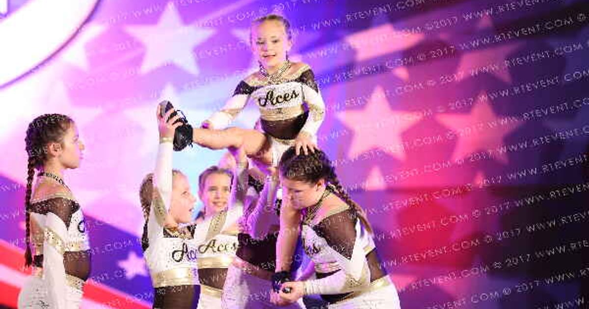 Texas Aces Tumbling and Cheer Diamonds · American Cheer Power Southern Nationals DIDII