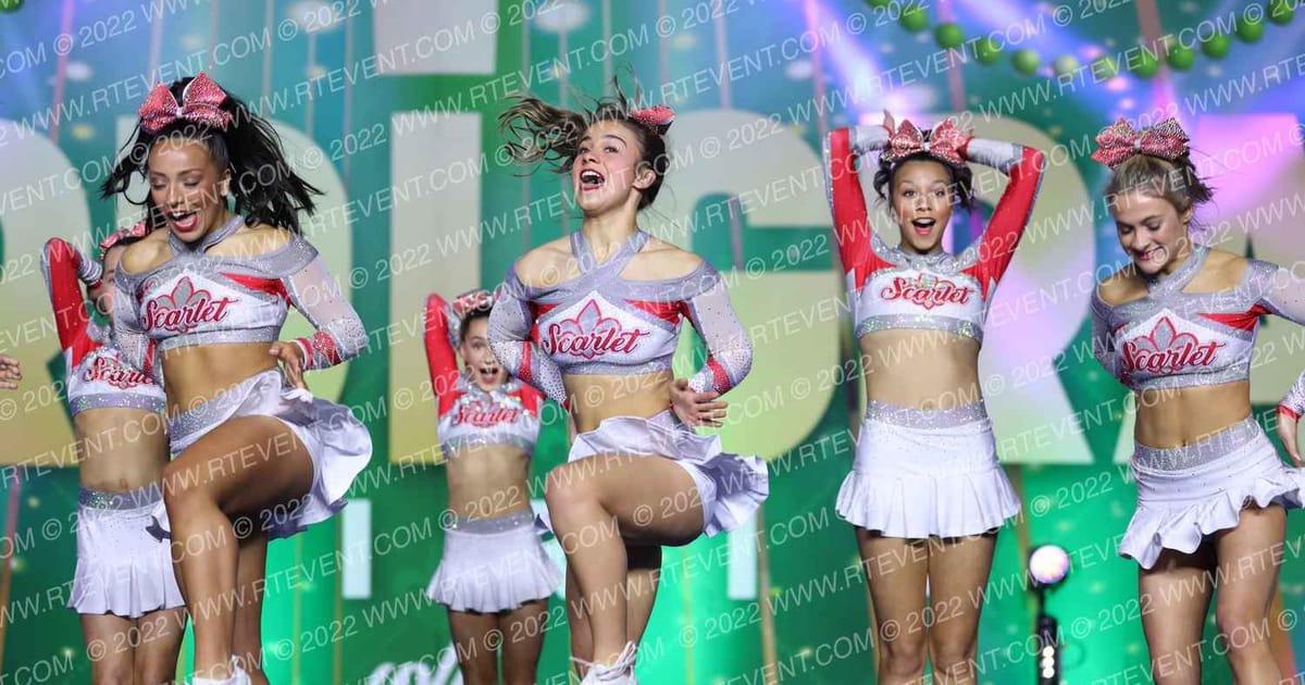 LA Cheerz Allstarz Scarlet · Mardi Gras Grand Nationals DIDII