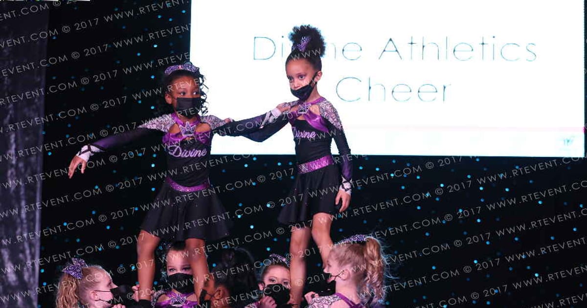 Divine Athletics Cheer Tiny Tiaras · Aloha Upper Marlboro Showdown