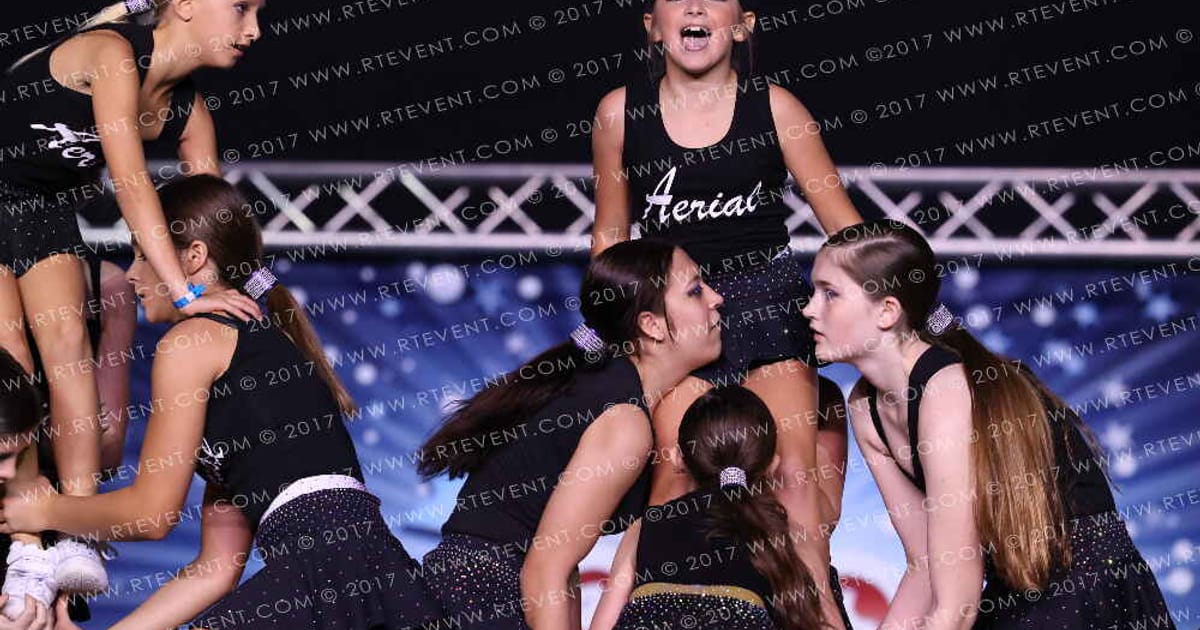 Aerial Elite Junior Fire · The All Out Nationals
