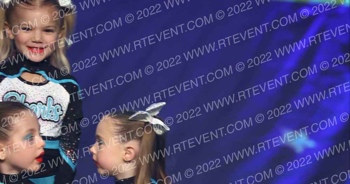 Cheer Sport Sharks - Ancaster Gummy Sharks · Feel the Power East