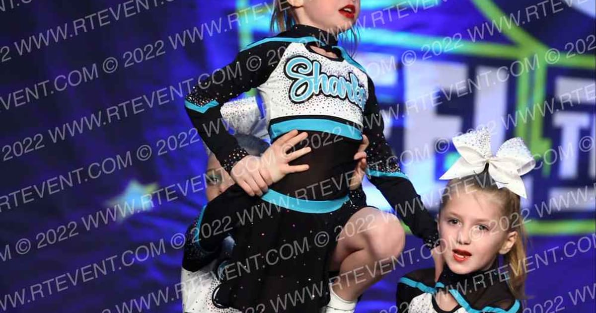 Cheer Sport Sharks - Ancaster Bali Sharks · Feel the Power East