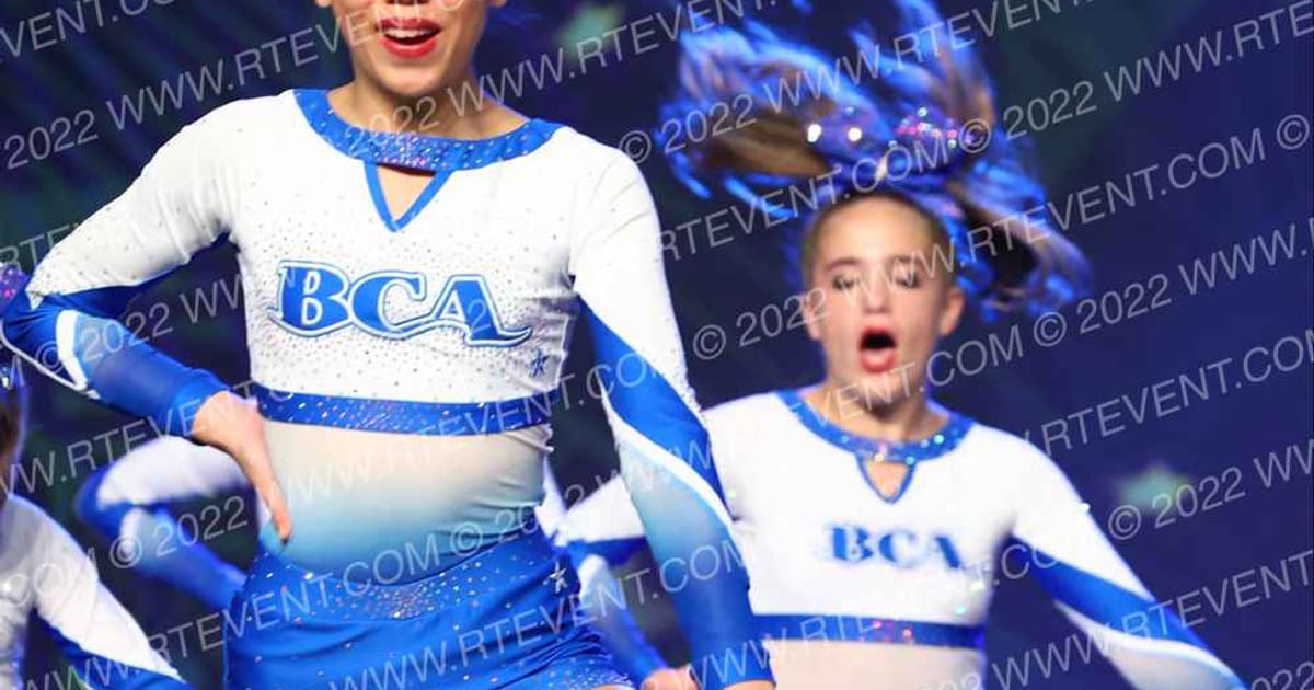 Beach Cheer Athletics Swoosh · Feel the Power East