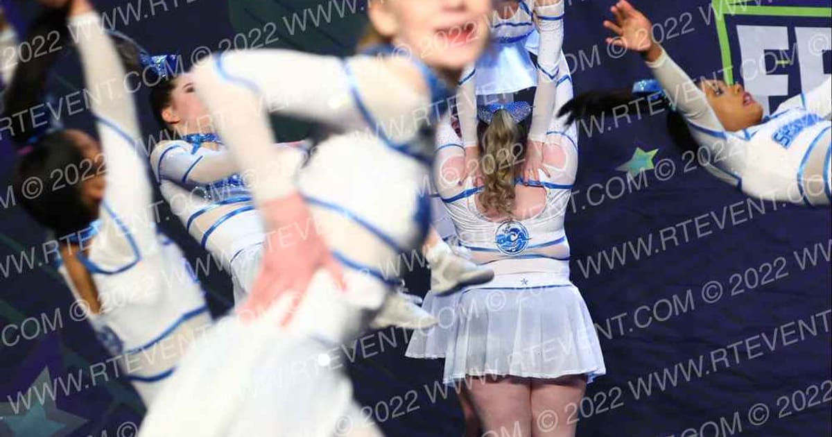 Beach Cheer Athletics Shockwave · Feel the Power East