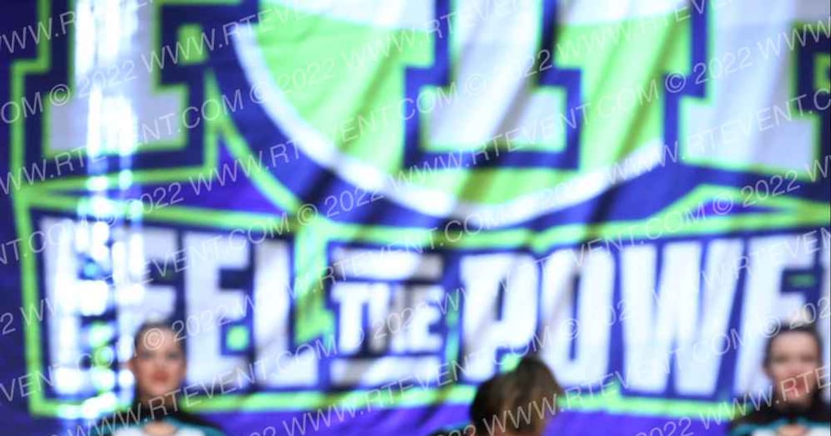 Cheer Sport Sharks - Ancaster Whitespotted Sharks · Feel the Power East
