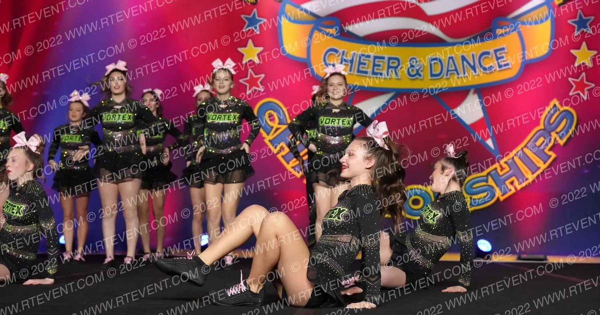 Vortex Cheer Surge · The American Masterpiece PacWest Dance Grand Nationals