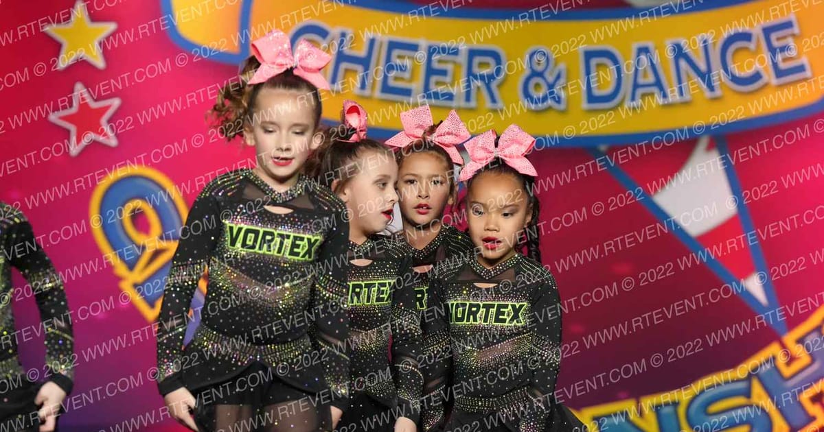 Vortex Cheer Explosion · The American Masterpiece PacWest Dance Grand Nationals