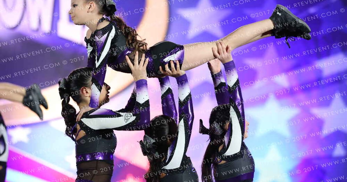 Spirit Athletics Gems Rubies · American Cheer Power Southern Nationals DIDII