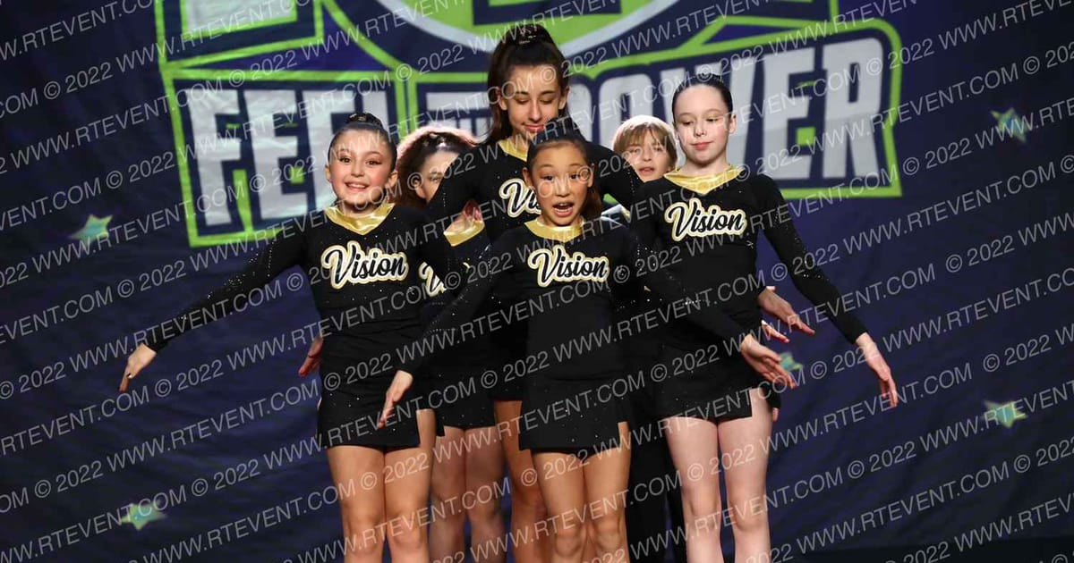 Vision Cheer Company Aspire · Feel the Power East