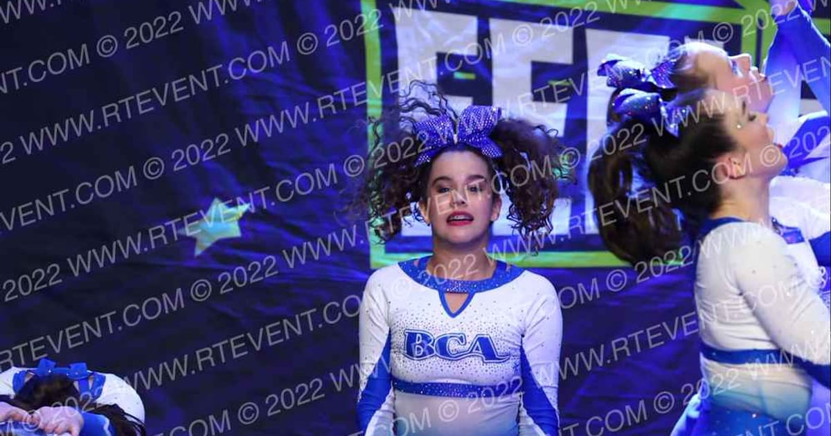 Beach Cheer Athletics JetStream · Feel the Power East