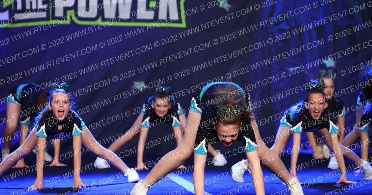 Cheer Sport Sharks - Kitchener Neon Sharks · Feel the Power East