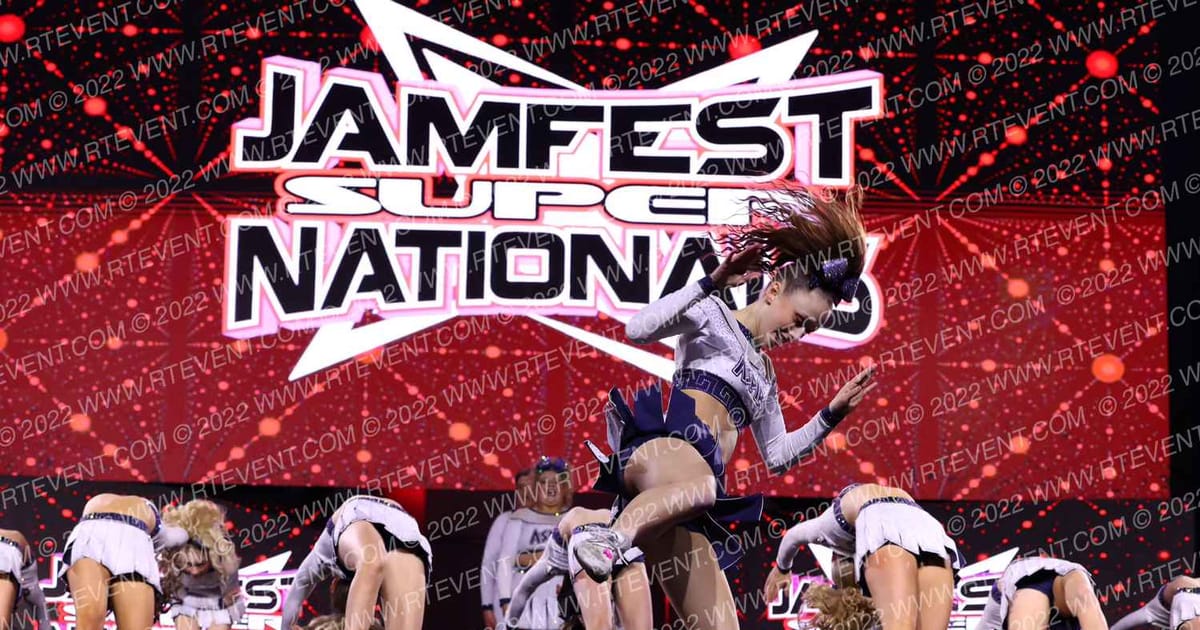 Aspire Cheer Academy MYSTIQUE · JAMfest Cheer Super
