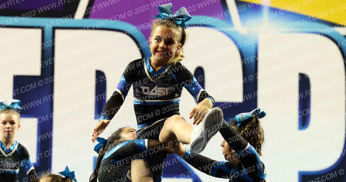 Coast Spirit Athletics RIP CURLS · CheerSport SoCal Classic