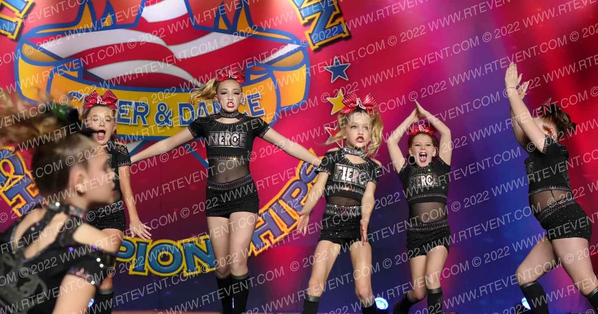 Fierce Cheer Elite Lady Heirs · The American Masterpiece PacWest Dance Grand Nationals