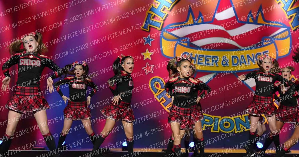 Chico Cheer All Stars FIRE · The American Masterpiece PacWest Dance Grand Nationals