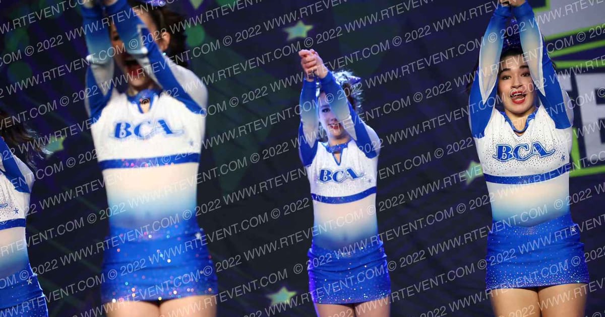 Beach Cheer Athletics Bombora · Feel the Power East