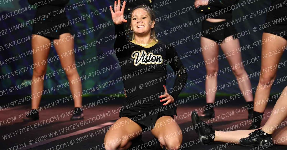 Vision Cheer Company Illusion · Feel the Power East
