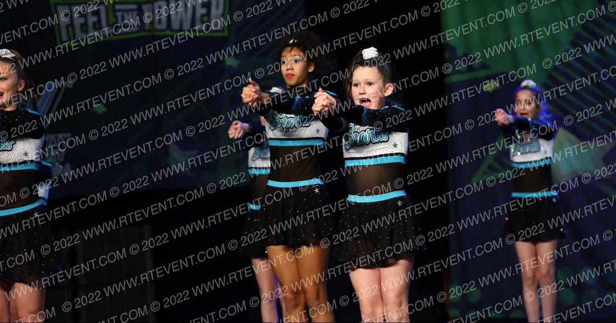 Cheer Sport Sharks - Ancaster Bahama Sharks · Feel the Power East