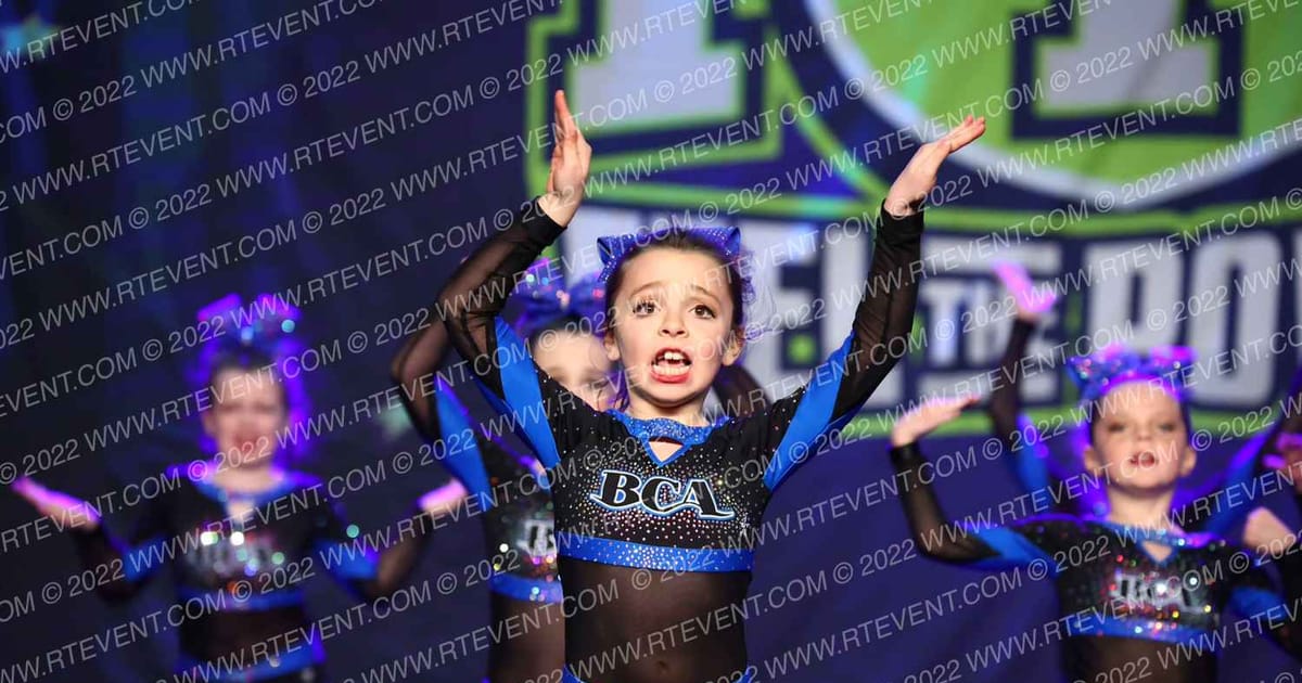 Beach Cheer Athletics Blaze · Feel the Power East