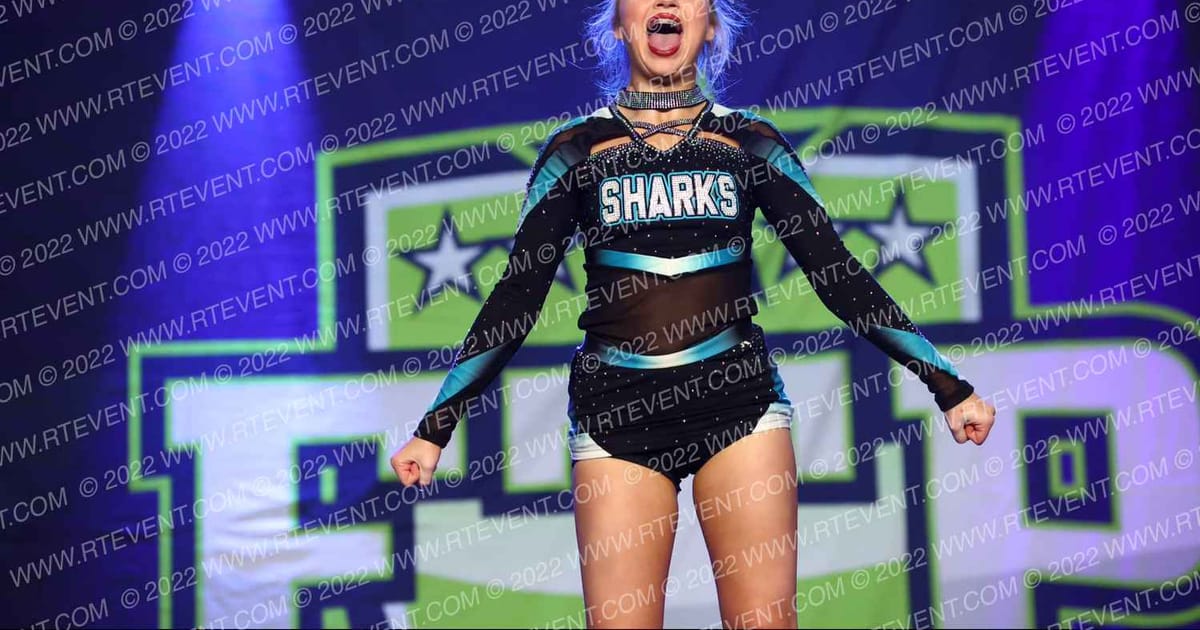 Cheer Sport Sharks - Ancaster Sailfin Sharks · Feel the Power East