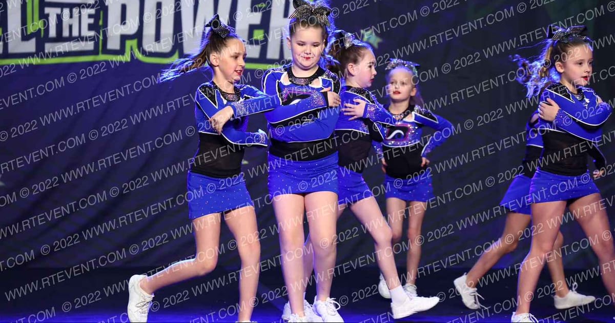 Bluewater Cheer Athletics Splash · Feel the Power East