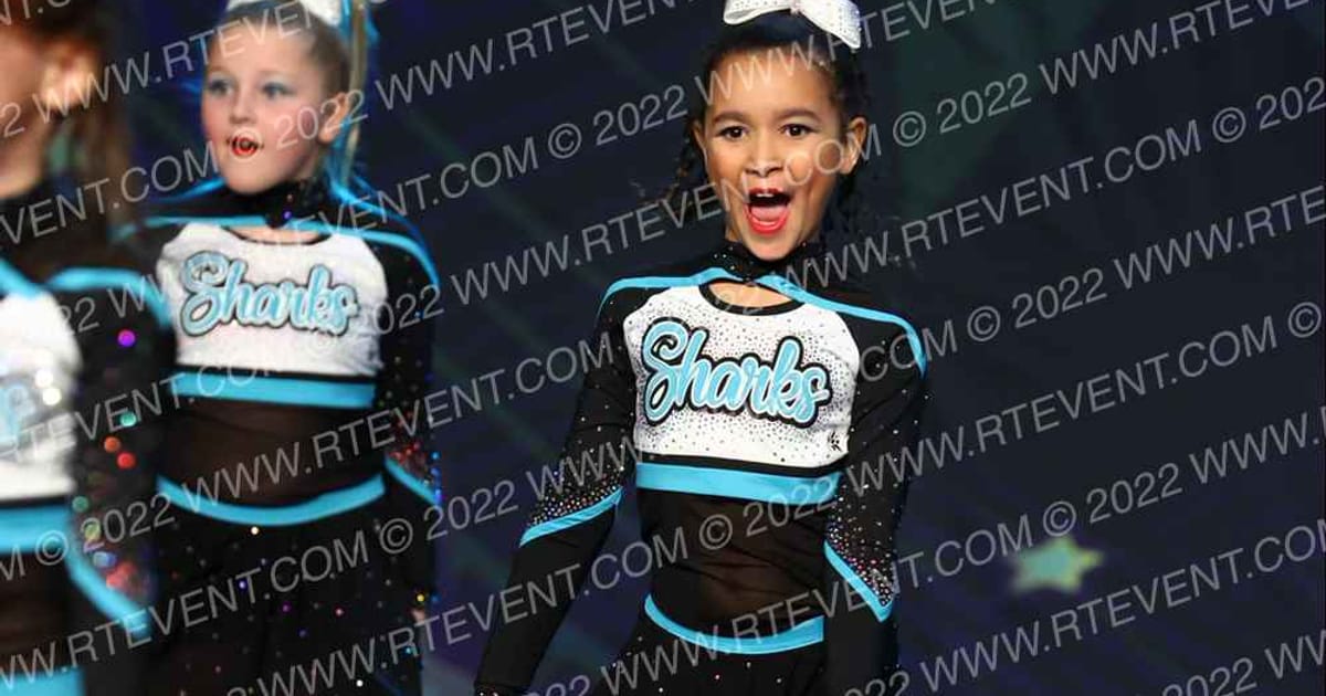 Cheer Sport Sharks - Ancaster Leopard Sharks · Feel the Power East
