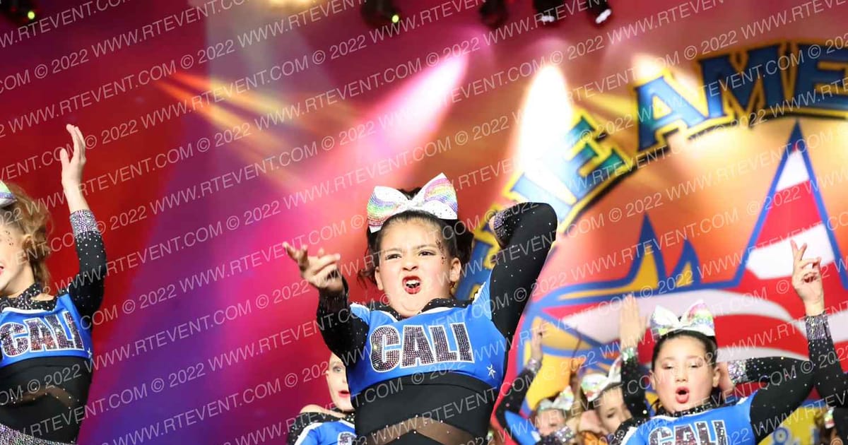 The California All Stars-Livermore Majors · The American Masterpiece PacWest Dance Grand Nationals