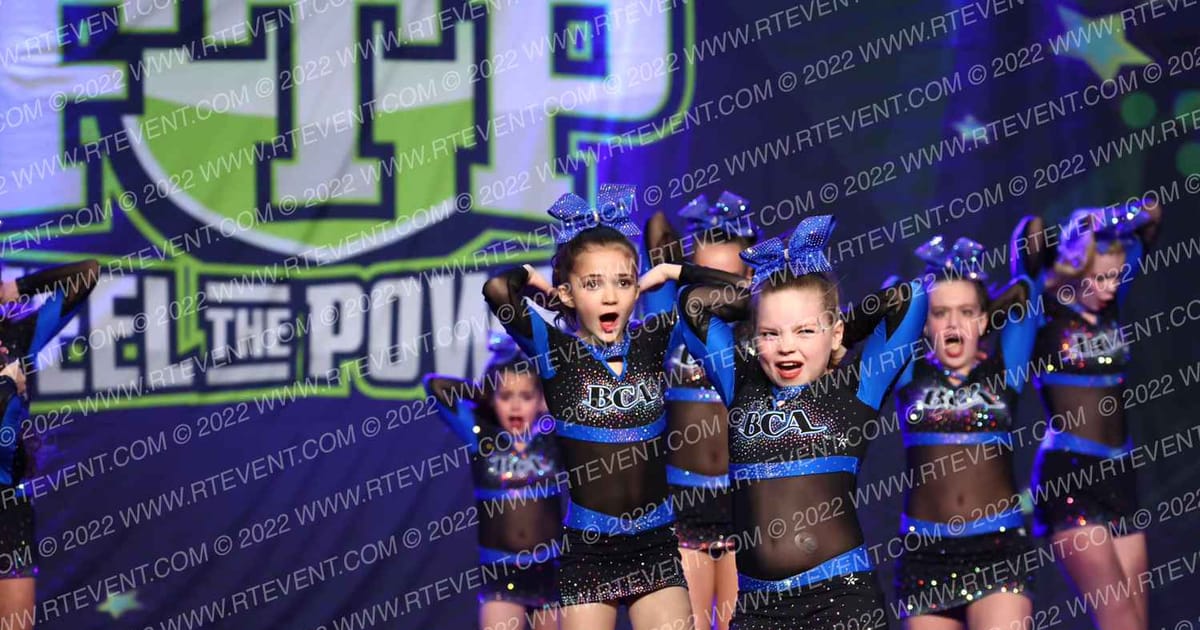 Beach Cheer Athletics Soleil · Feel the Power East