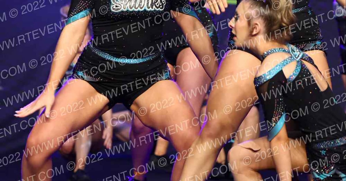 Cheer Sport Sharks - Kitchener Grey Reef Sharks · Feel the Power East