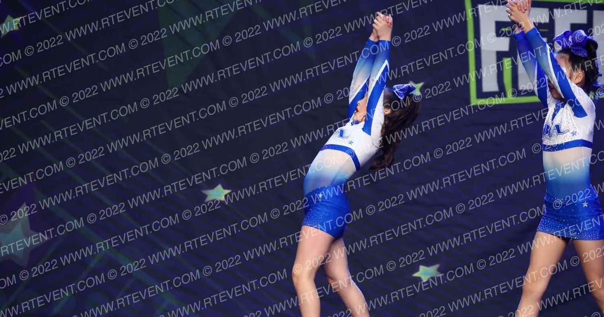 Beach Cheer Athletics Swirl · Feel the Power East