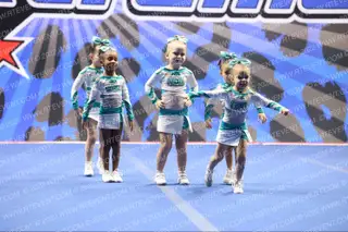 Cheer Extreme Maryland Calvert Teal Sparklers